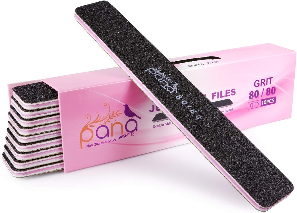 10-Piece Jumbo Double-Sided Nail File Set