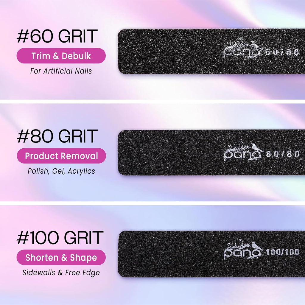10-Piece Jumbo Double-Sided Nail File Set