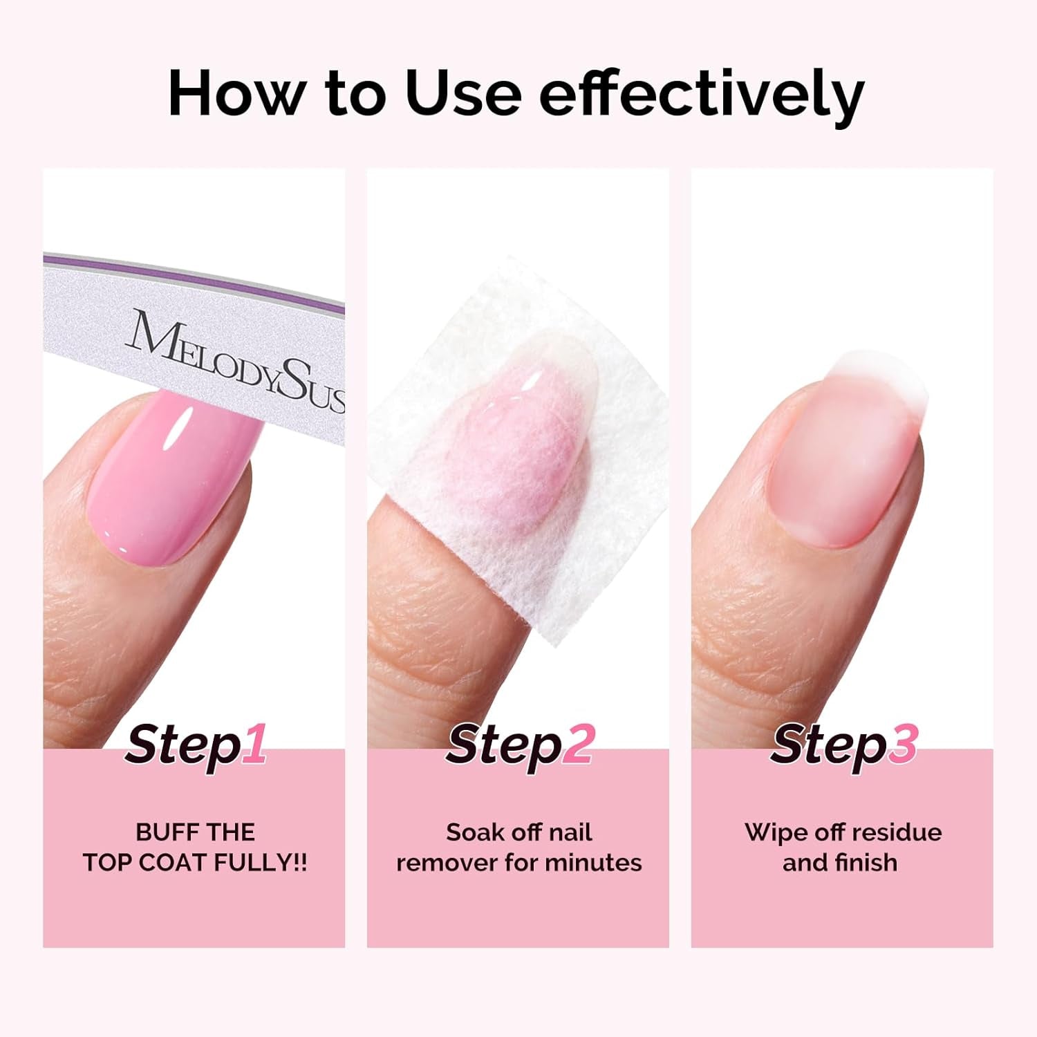 Acetone Nail Polish Remover, 240ML Professional Soak off Gel Nail Polish Remover with Aloe Scent, Quickly & Powerful Remover with Pump for Acrylic Dip Powder